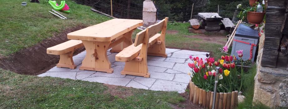 Vorplaz in Natursteinbelag