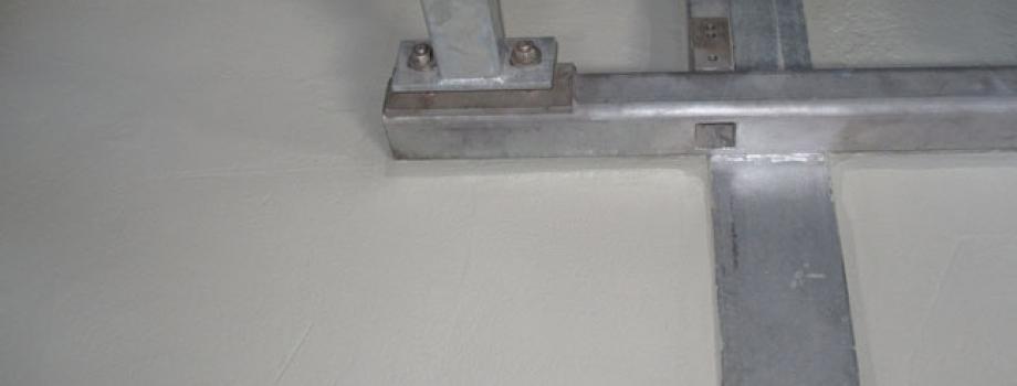 Rutschhemmende und starre Bodenbeschichtung Unterwerk