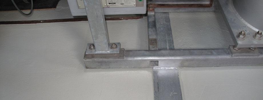 Rutschhemmende und starre Bodenbeschichtung Unterwerk