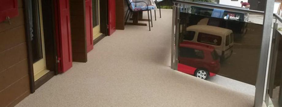 Steinteppich Terrasse