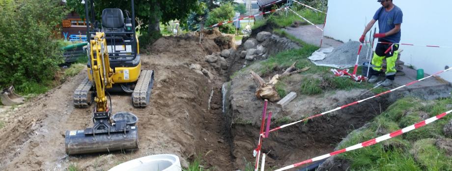 Sanierung Abwasserleitung