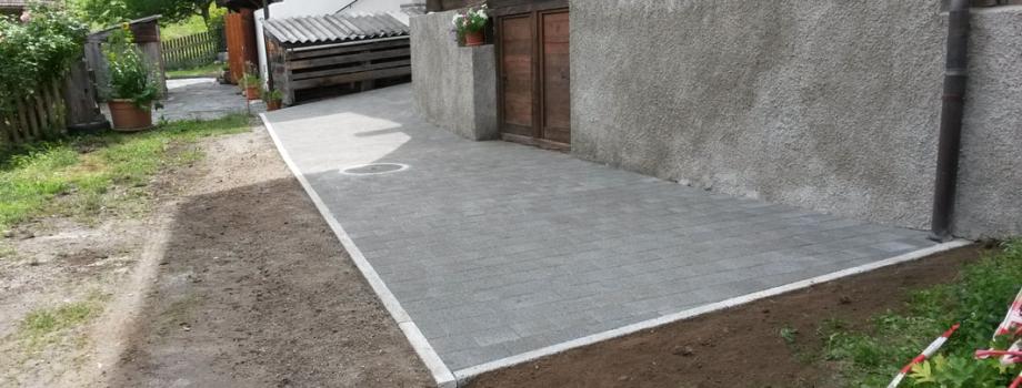 Vorplatz in Sickersteinbelag